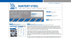 Desktop Screenshot of guntertsteel.com